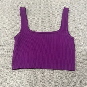 ZARA seamless cropped tank top